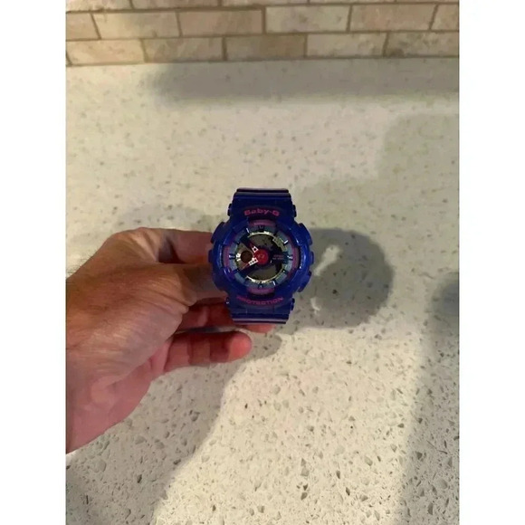 Rare htf CASIO Baby-G Purple Women's Watch BA-112-2AJF japan - Picture 2 of 7